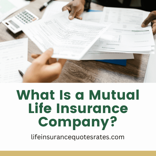 What is a mutual life insurance company?